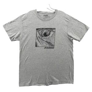 Sage Heather Gray Graphic Tee